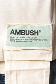 Ambush Waist Pocket T-Shirt Cream