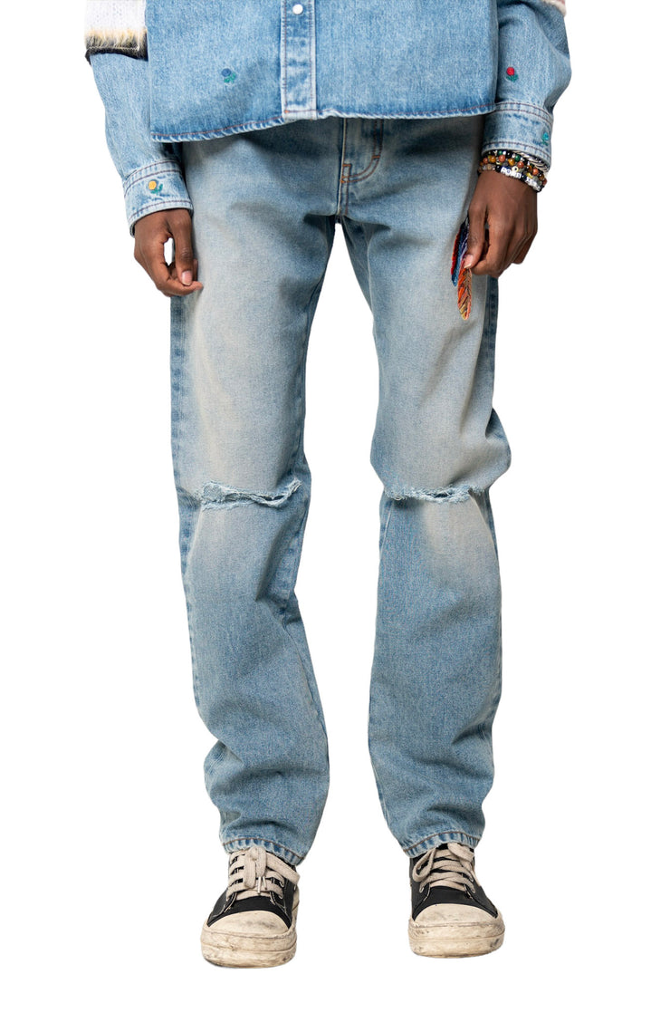 Marcelo Burlon Feathers Denim