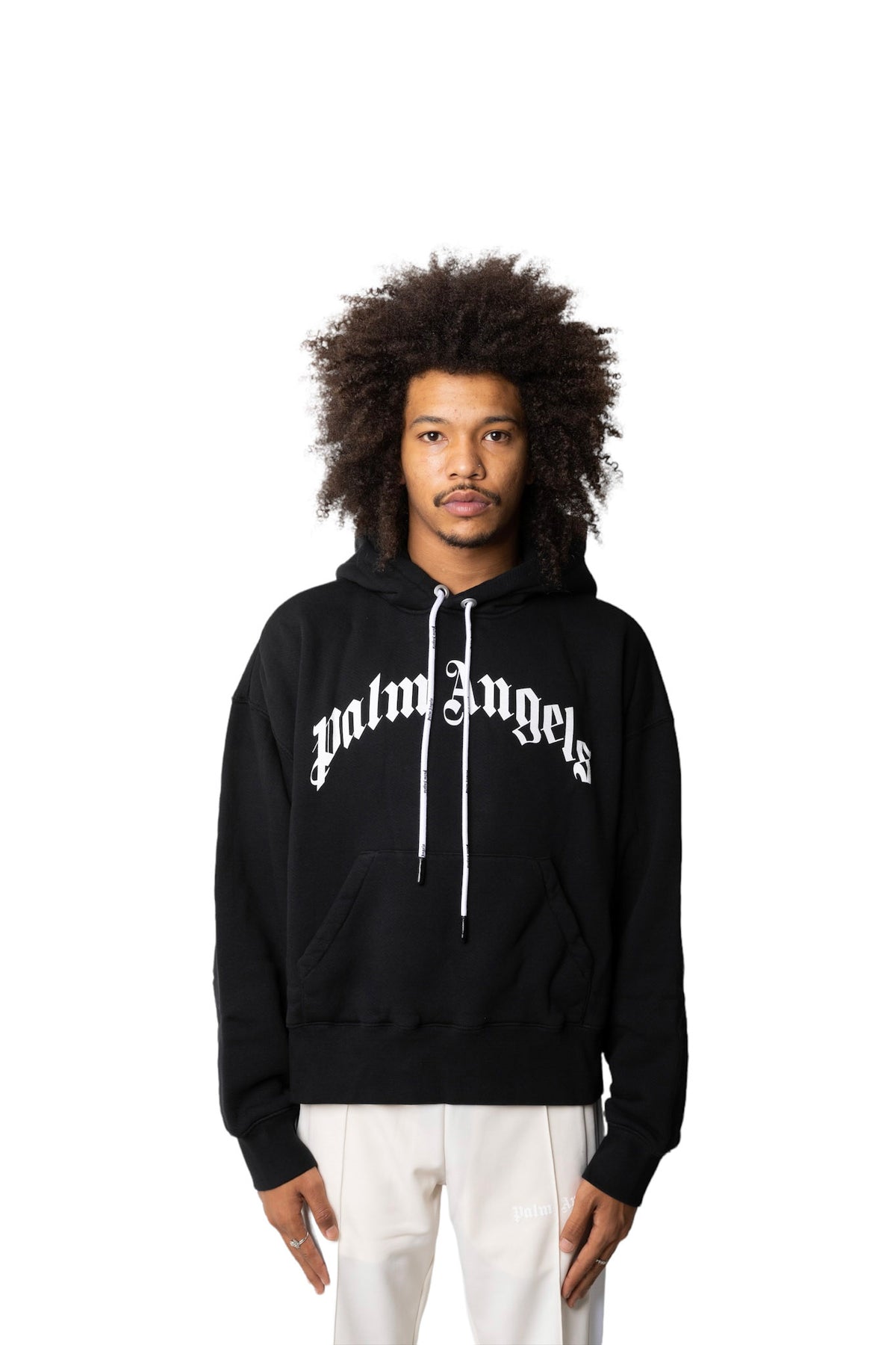 Palm Angels Classic Logo Over Hoodie Black – ONE51