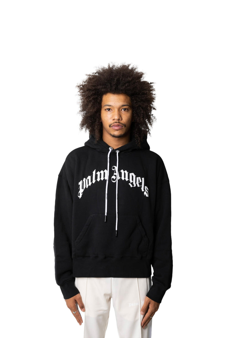 Palm Angels Classic Logo Over Hoodie Black
