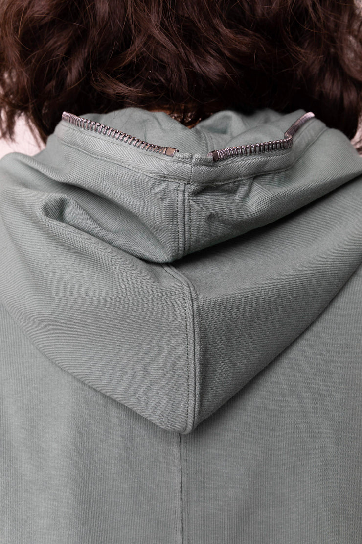 Rick Owens Gimp Hoodie Aqua