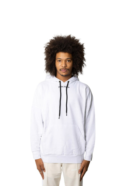 Palm Angels Classic Logo Over Hoodie White