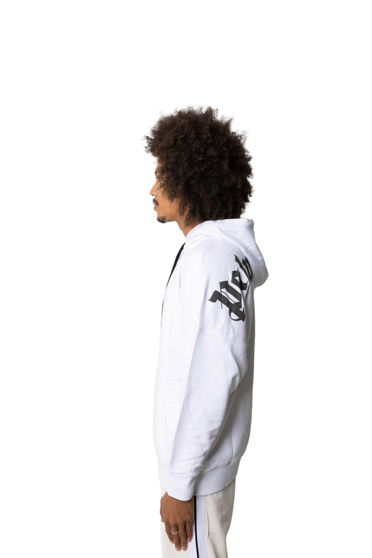 Palm Angels Classic Logo Over Hoodie White