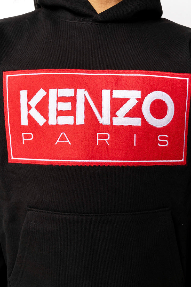 Kenzo Classic Paris Hoodie Black
