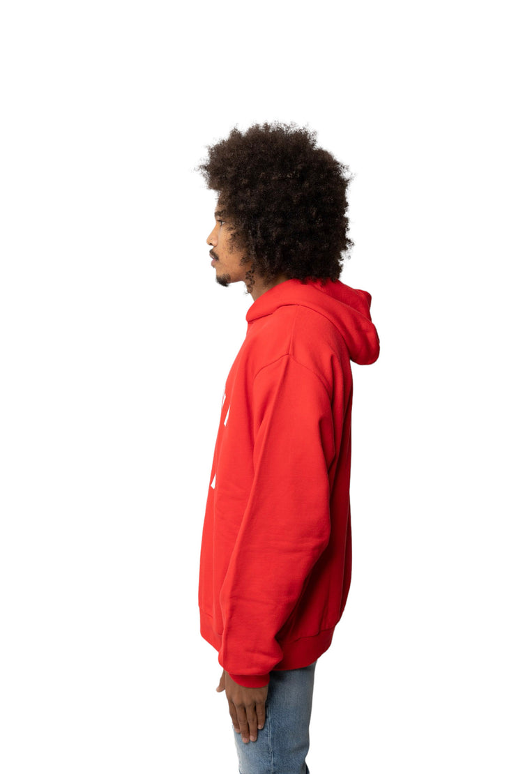 Marni Scanned Logo Sweatshirt Crimson