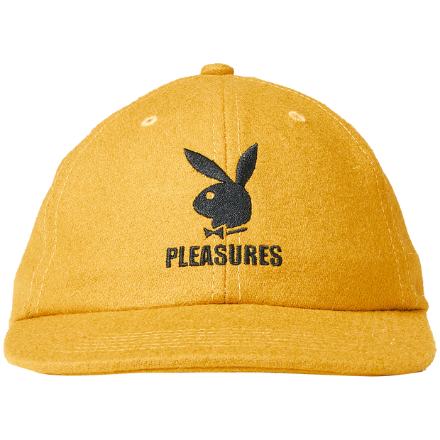Pleasures PB Wool Strapback Hat Mustard