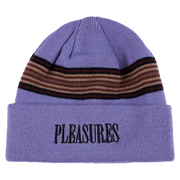 Pleasures Wander Striped Beanie Purple