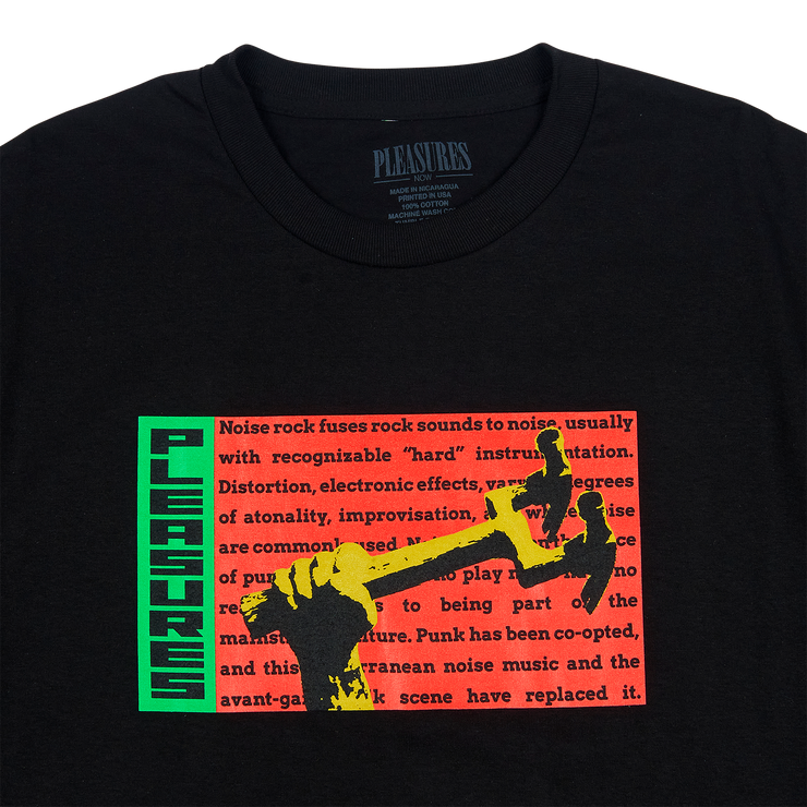 PleasuresHammered T-Shirt Black