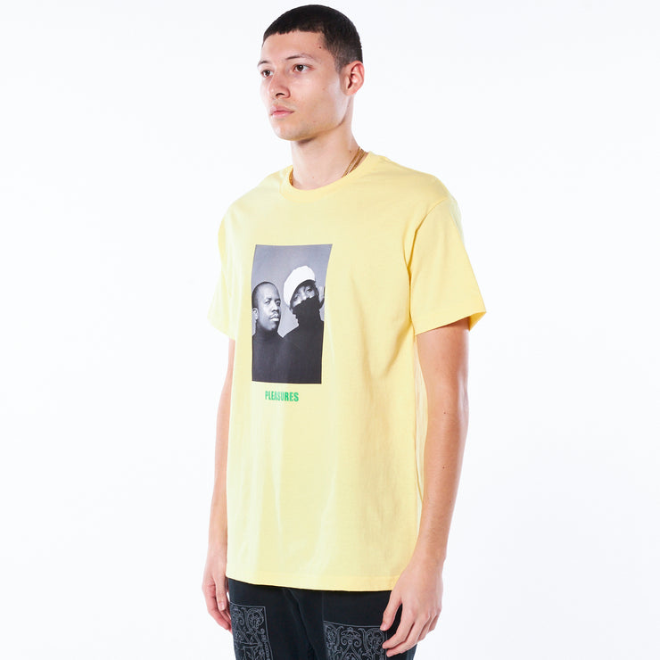 Palm Angels Yellow and Green Vintage T-Shirt – BlackSkinny