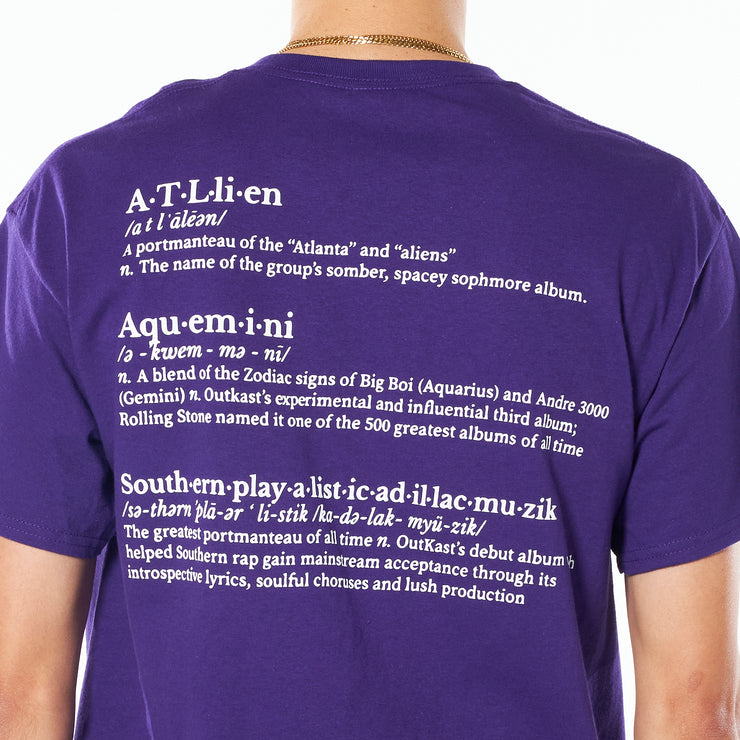 Pleasures Vocabulary T-Shirt Purple