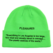 Pleasures Plastic Beanie